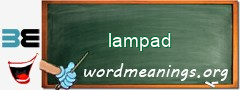 WordMeaning blackboard for lampad
